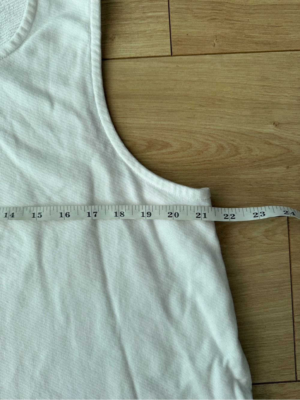 Eileen Fisher White Organic Cotton Terry Crew Neck Tunic Tank L NWT - Picture 5 of 6